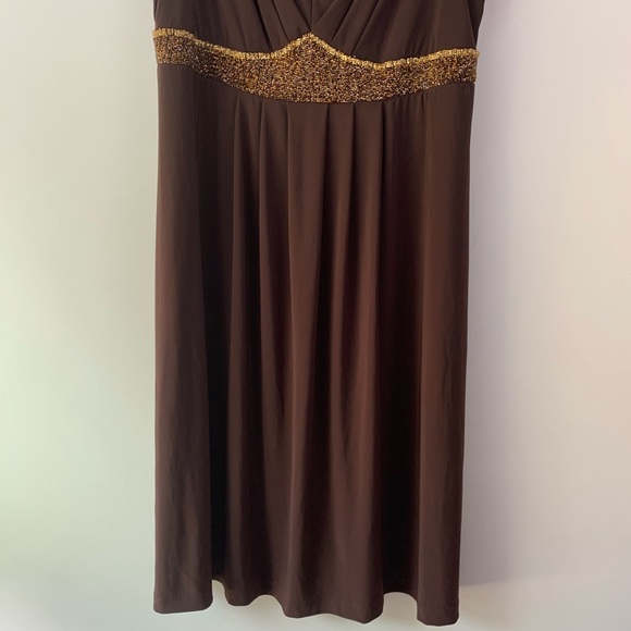 Bisou Bisou dress- brown - Picture 3 of 7